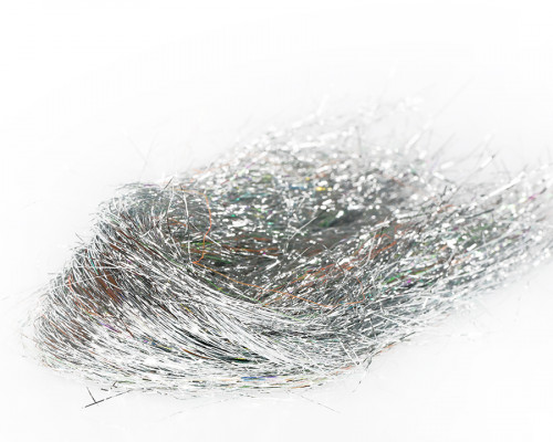 Fine 3D Tinsel Hair, Silver UVR / 03